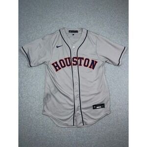 Nike MLB Houston Astros Gurriel 10 Baseball Jersey Gray Small Nike